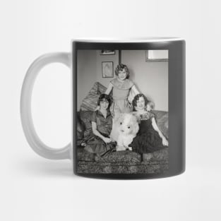 Portrait of Sisters, 1924. Vintage Photo Mug